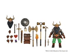 D&D Ultimate - Elkhorn The Good Dwarf Fighter - 7in Action Figure